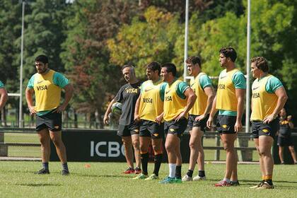 Manasa Fernández Miranda, en uno de los entrenamientos de Jaguares