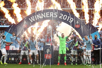 Manchester City, campeón de la FA Cup en Wembley.