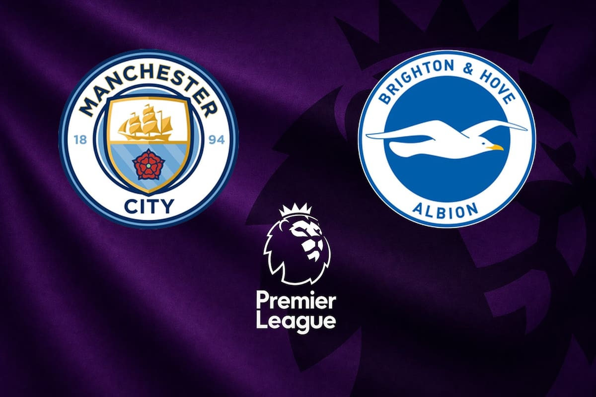 Manchester City vs. Brighton and Hove Albion, por una nueva jornada del fútbol inglés