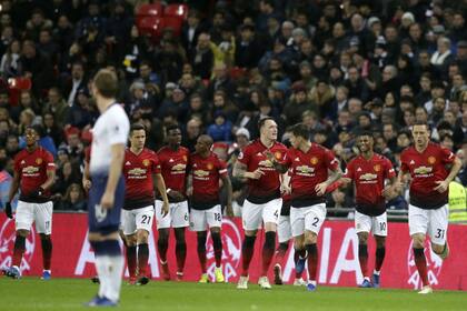 Manchester United se impuso 1 a 0 ante el Tottenham de Mauricio Pochettino