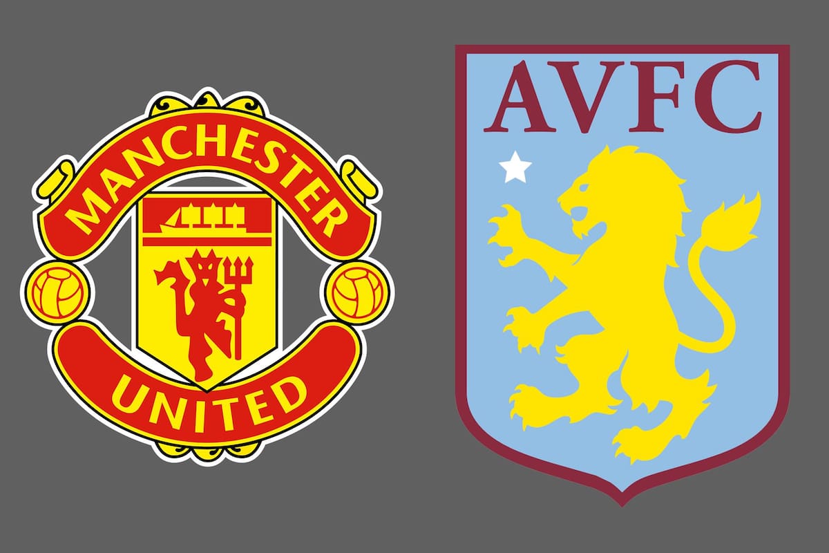 Manchester United y Aston Villa disputaron uno de los encuentros de la jornada del fútbol inglés