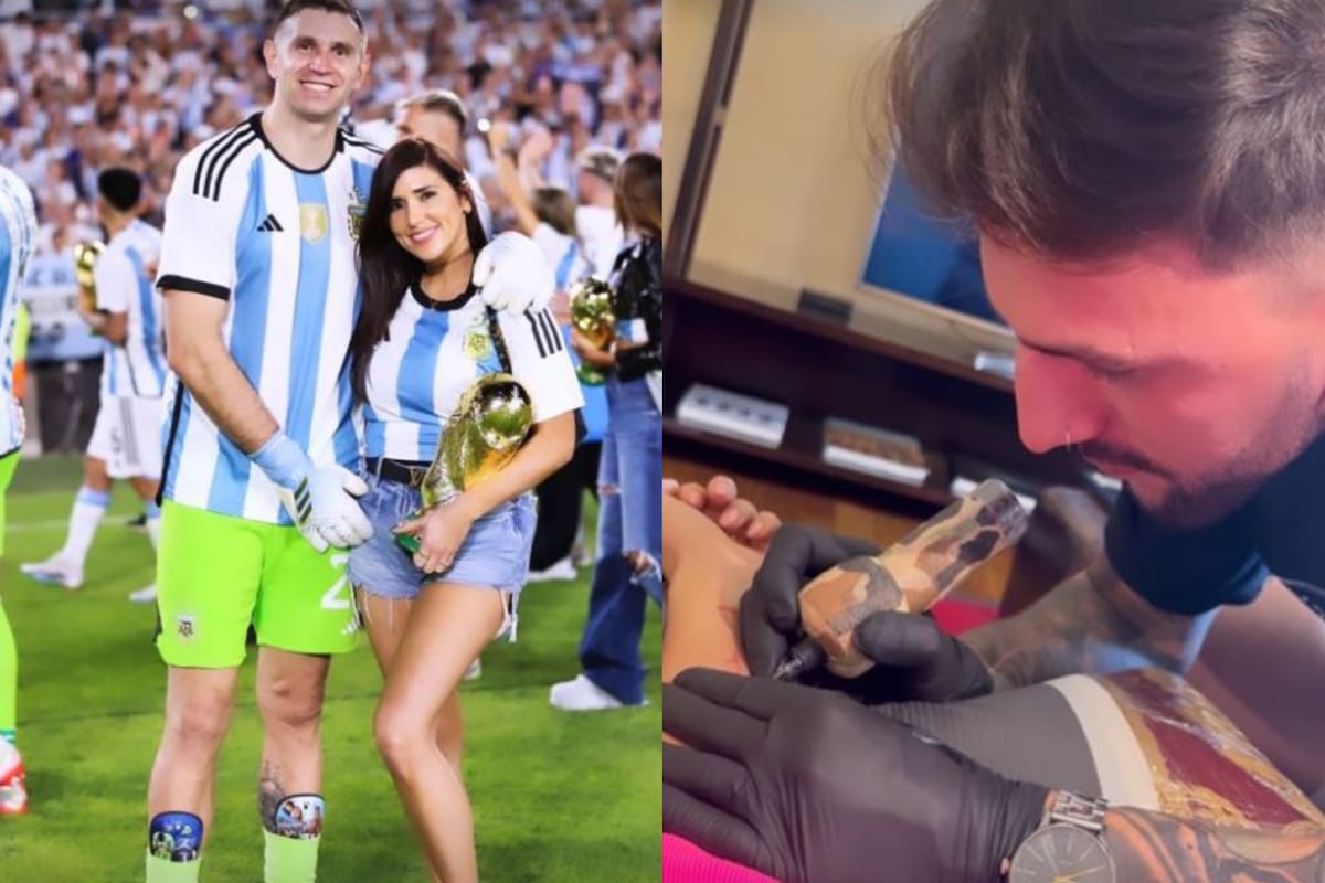 Mandinha Martínez aprovechó su estadía en el país para hacerse un tatuaje