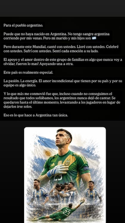 Mandinha Martínez realizó varios posteos en Instagram