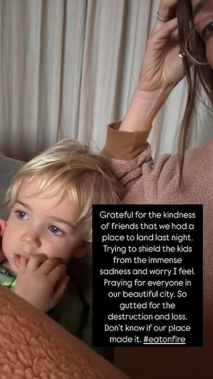 Una de las historias que compartió Mandy Moore luego de su evacuación