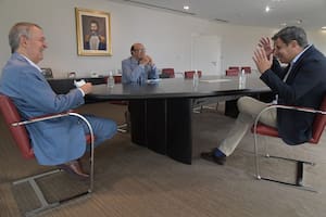 Manes se reunió con Schiaretti durante su paso por Córdoba