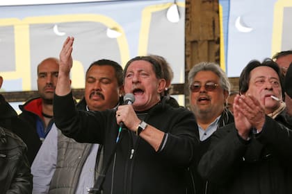 Manifestación del sindicato de Taxistas en contra de UBER.