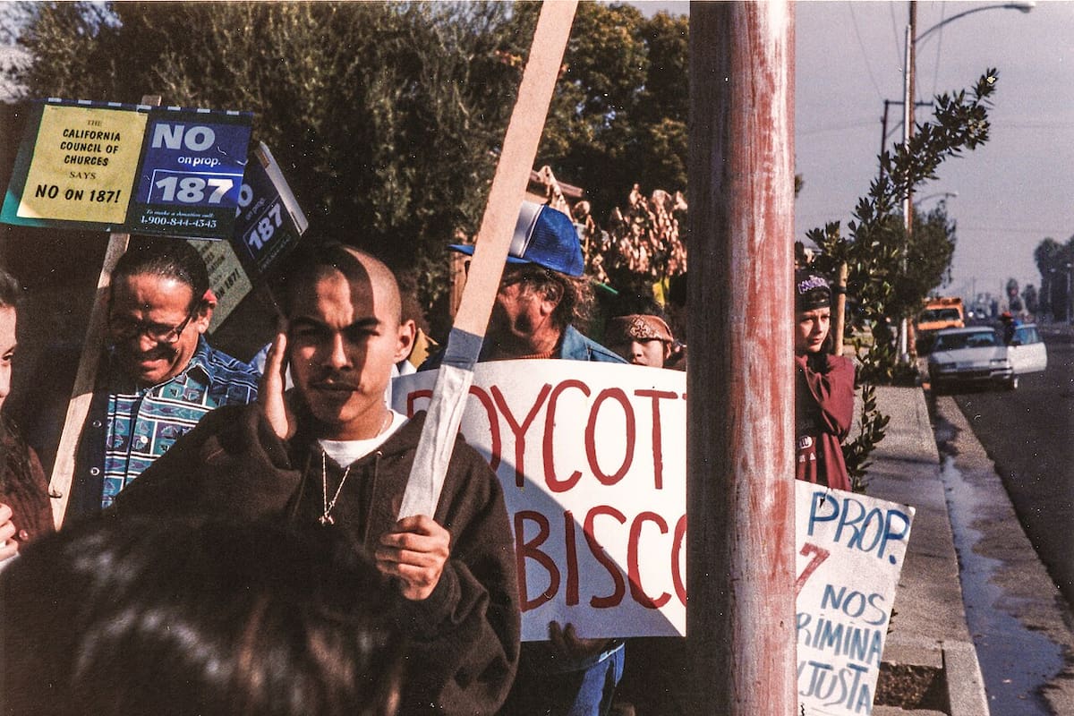 Manifestación en contra de la Proposición 187 de California (David Prasad. Licencia Creative Commons BY-SA 2.0).