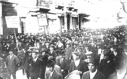 Manifestaciones de estudiantes en las calles de Córdoba