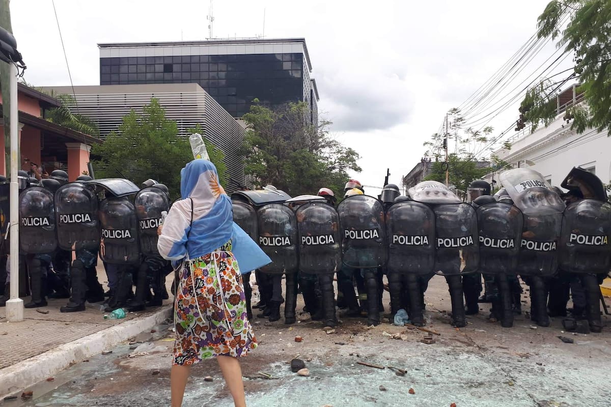 Manifestaciones en Formosa por la vuelta a Fase 1.