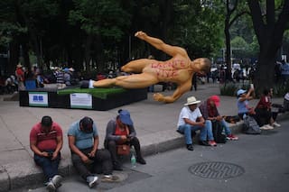 Manifestantes en Ciudad de México aprovechan el Mundial para presionar a las autoridades