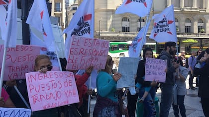 Manifestantes llegaron hasta la puerta del CCK