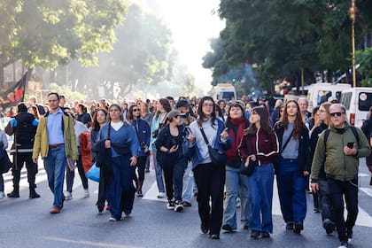 Manifestantes se acercaban a Plaza de Mayo