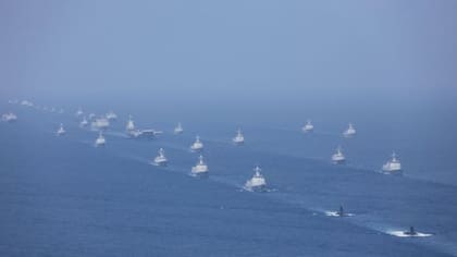 Maniobras del Ejército de Liberación Popular en el mar de China Meridional