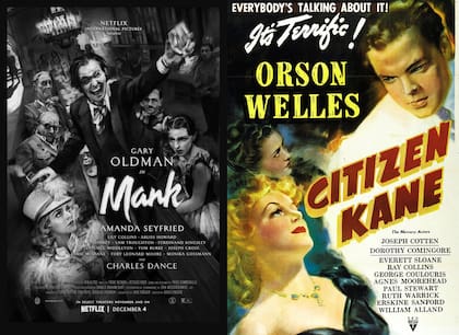 Mank y Ciudadano Kane, los filmes que compitieron por el Oscar y tienen al castillo Hearst y la vida de su propietario como inspiración.