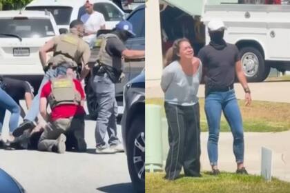 Mannely Alonso contó que sus padres fueron arrestados por el ICE en dos operativos diferentes el mismo día (Foto: Captura TV/ Telemundo)