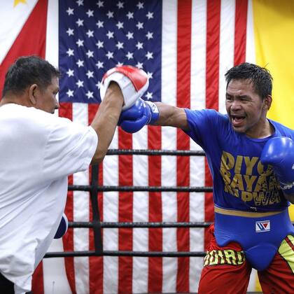 Manny Pacquiao regresa al boxeo después de cuatro años.