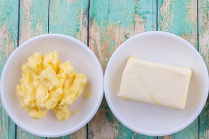 ¿Manteca o margarina? La percepción de cuál es más saludable depende de la cantidad consumida y de la recomendación profesional de la dieta recomendada para cada persona