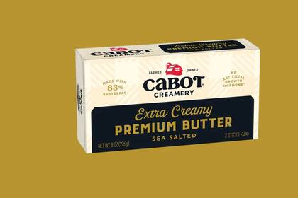 Mantequilla de Cabot Creamery retirada por contaminación con bacterias fecales