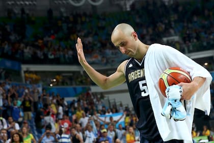 Manu en Rio 2016, su último partido con la selección