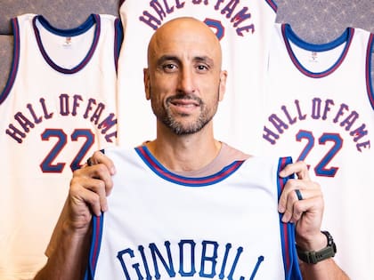 Manu Ginóbili, con un lugar en el prestigioso Hall of Fame