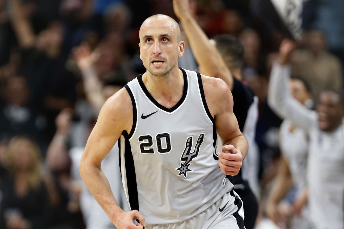 Manu Ginóbili tuvo una noche para el recuerdo