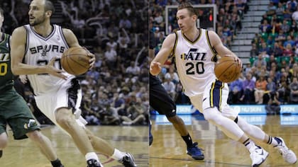 Manu Ginóbili y Gordon Hayward