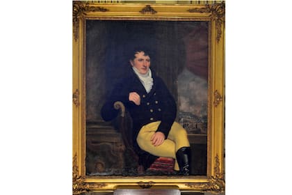 El famoso retrato atribuido a Casimir Carbonnier se encuentra en el Museo Dámaso Arce de Olavarría