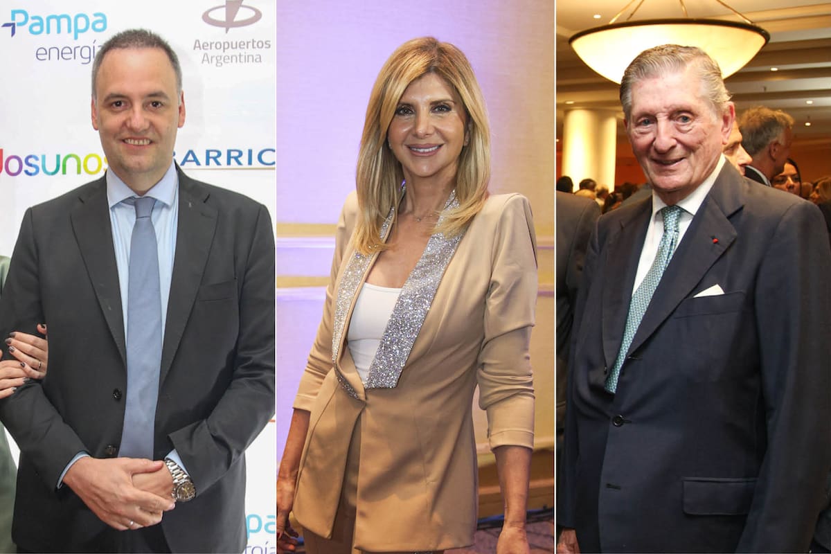 Manuel Adorni, Débora Plager y el doctor José Claudio Escribano