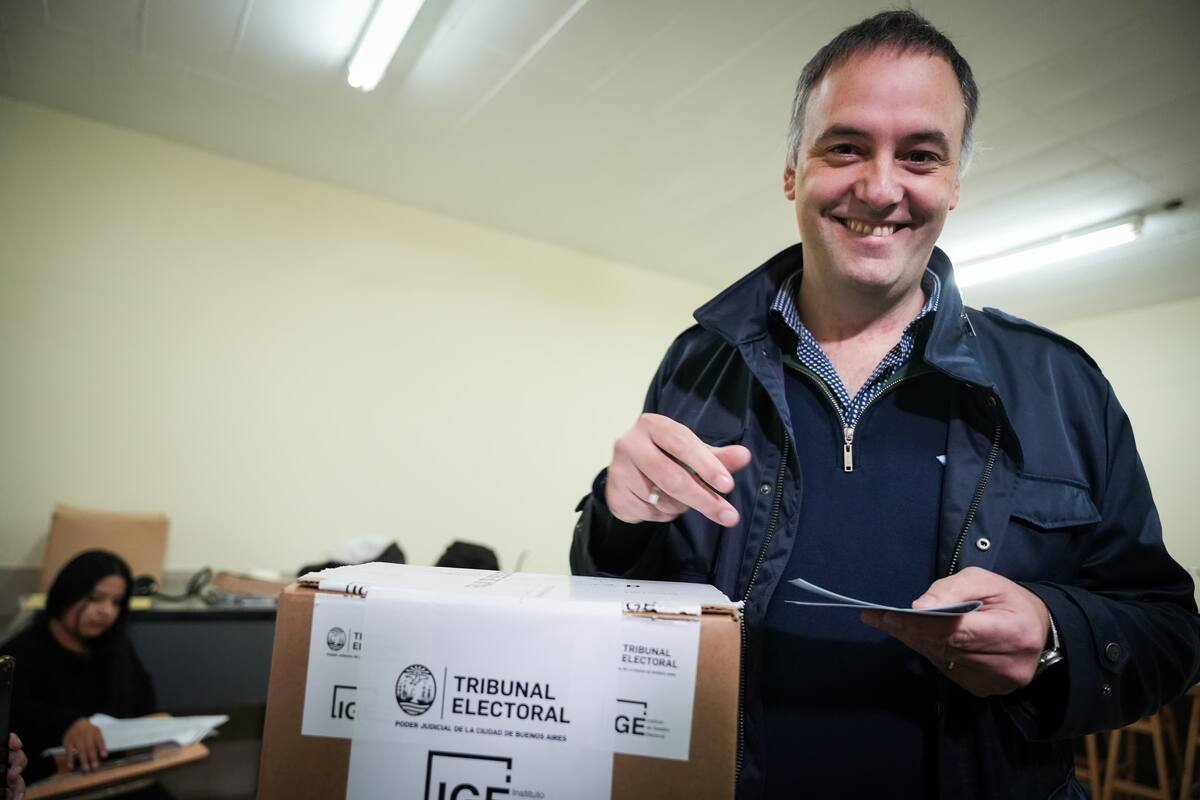 Manuel Adorni, el ganador de la jornada electoral