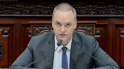 Manuel Adorni en el Congreso