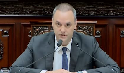 Manuel Adorni en el Congreso