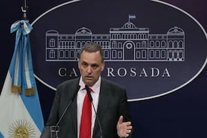 Manuel Adorni, portavoz de la Presidencia