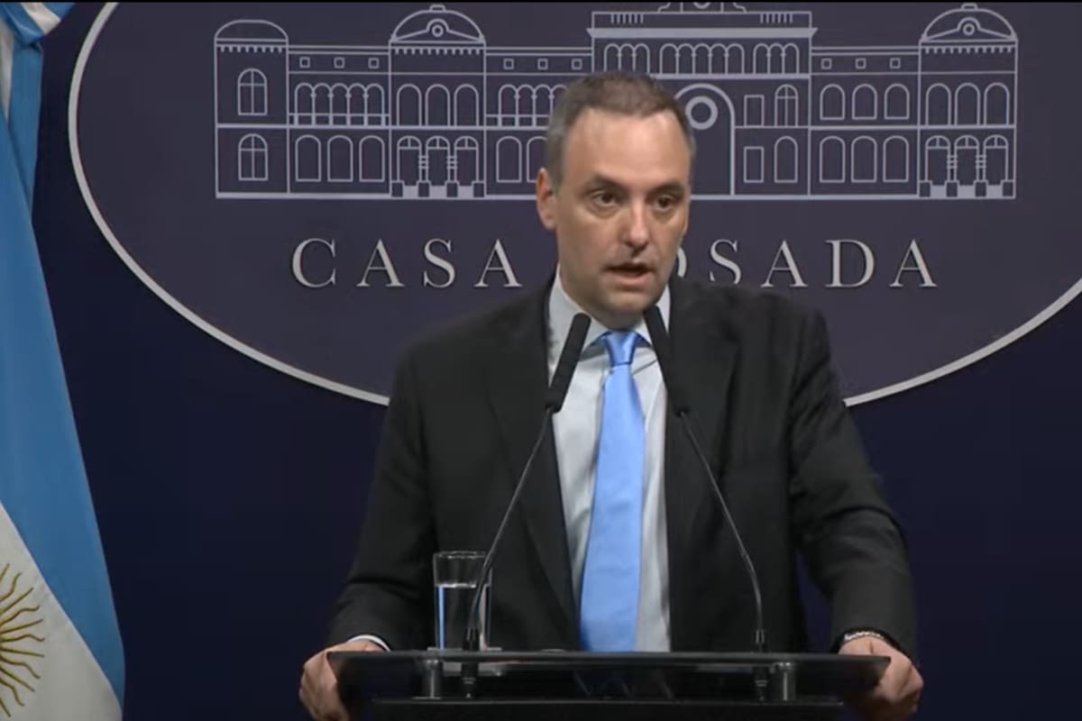 Manuel Adorni se refirió a las declaraciones de Milei en Davos.