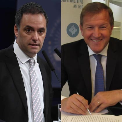 Manuel Adorni y Eduardo Serenellini