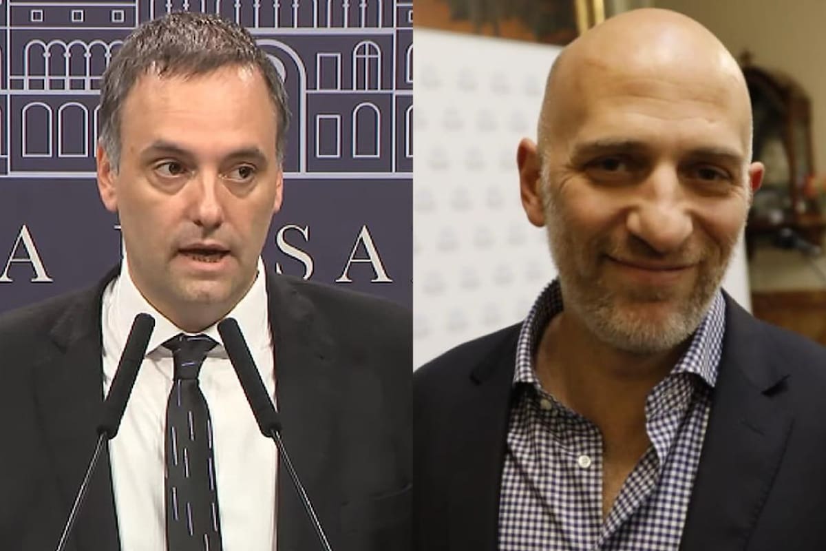 Manuel Adorni y Emiliano Yacobitti