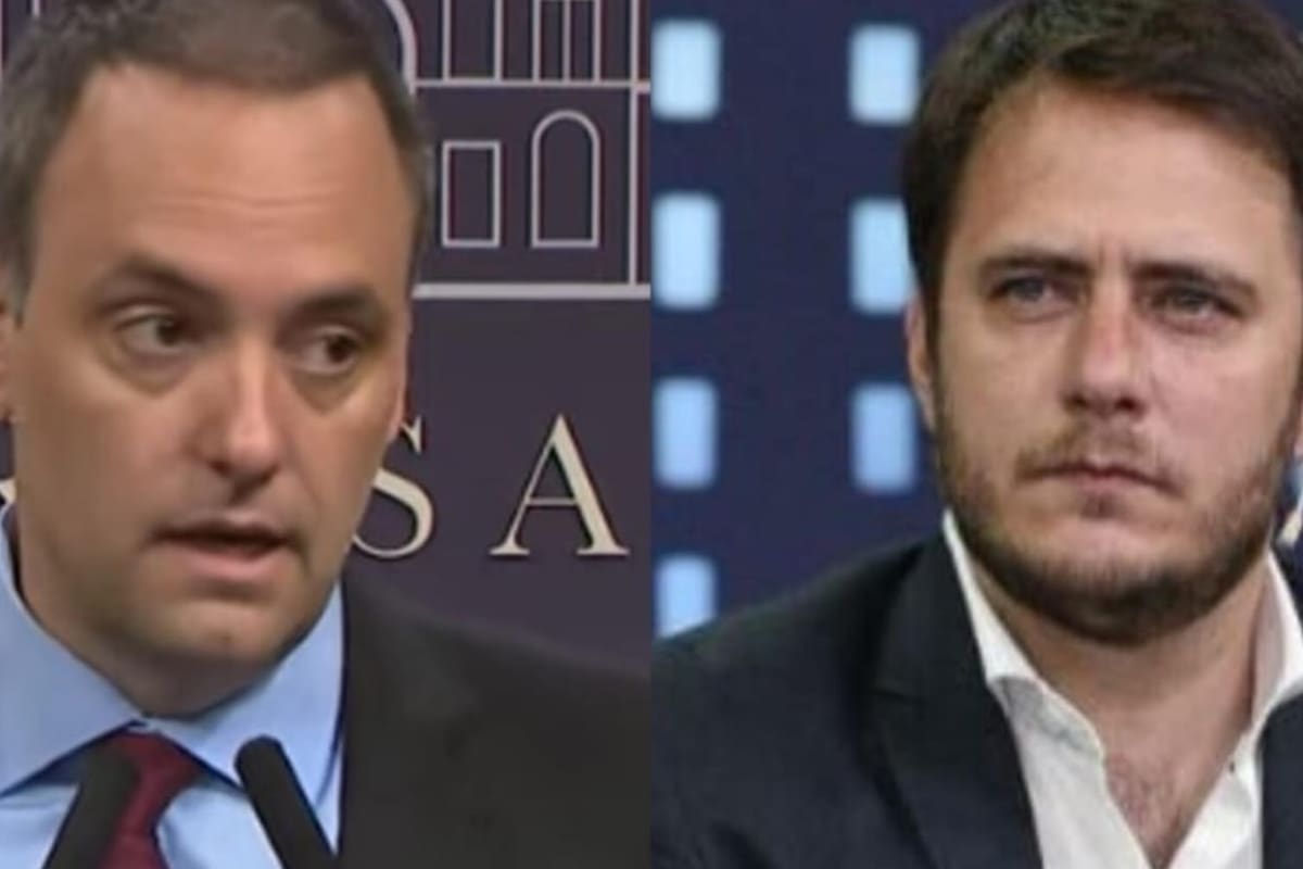 Manuel Adorni y Hernán Reyes