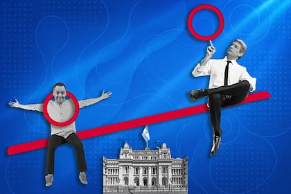 Manuel Adorni y Horacio Rosatti