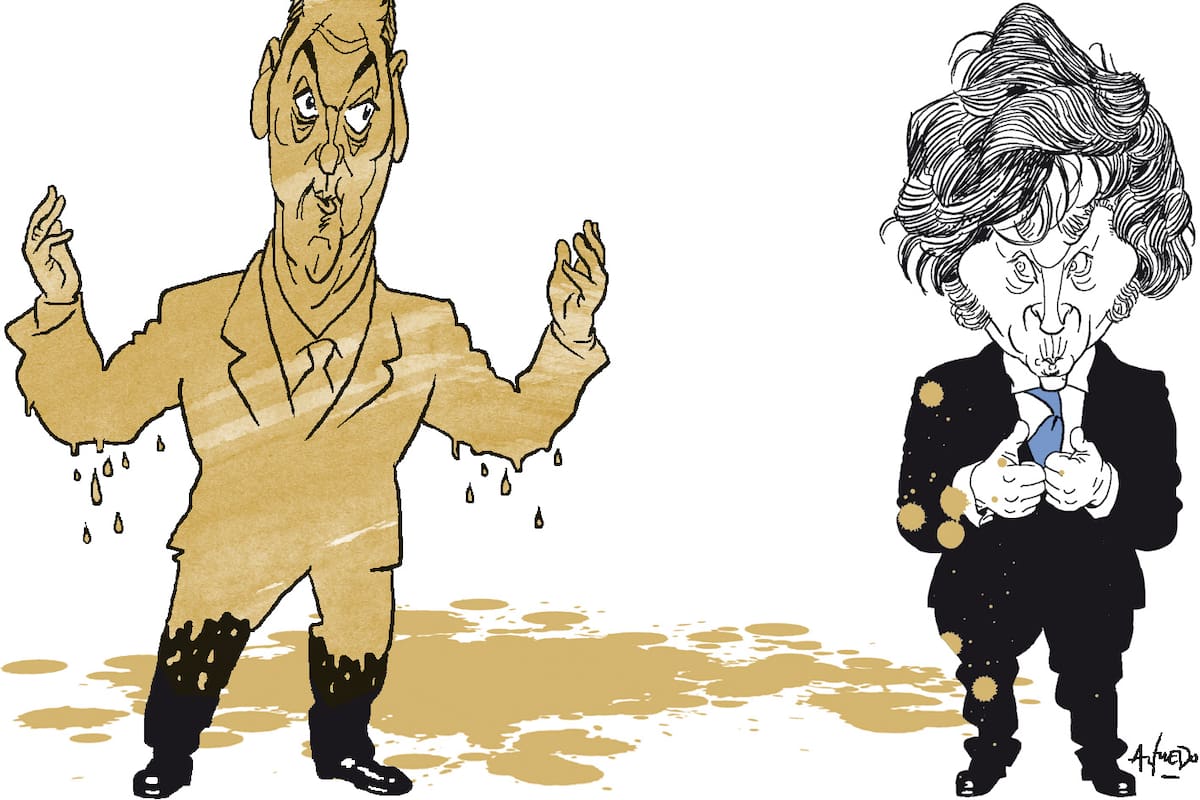 Manuel Adorni y Javier Milei