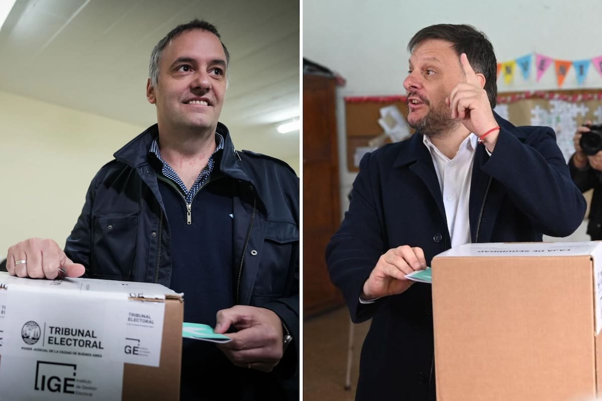 Manuel Adorni y Leandro Santoro, primero y segundo en la elección, le quitaron el caudal electoral a JxC
