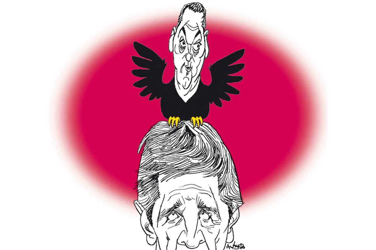 Manuel Adorni y Luis Caputo