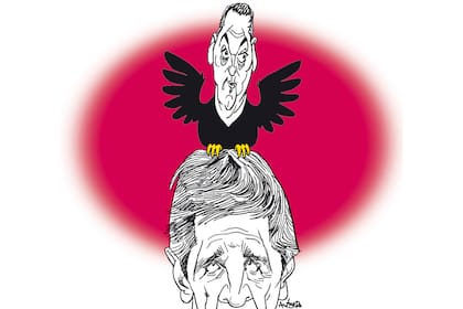 Manuel Adorni y Luis Caputo