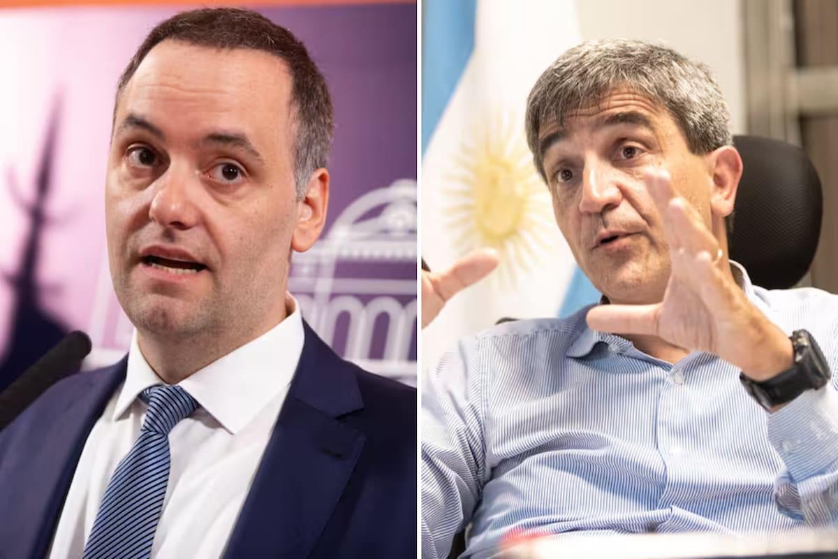 Manuel Adorni y Pablo Yedlin.