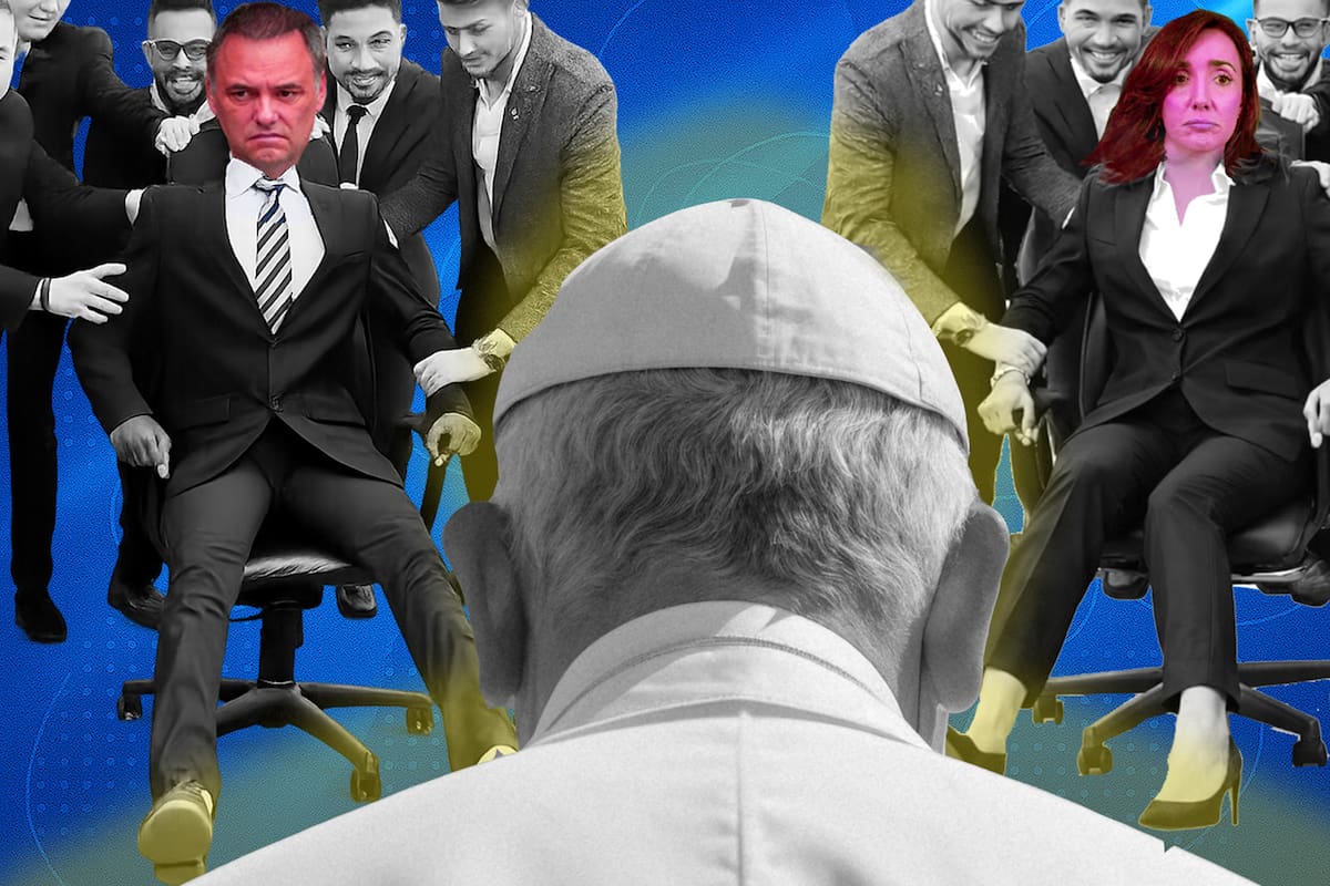 Manuel Adorni y Victoria Villarruel