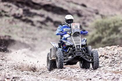 Manuel Andújar es protagonista en quads del Rally Dakar 2022 y marcha segundo tras ocho etapas