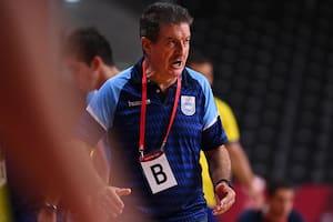 Manuel Cadenas, entrenador de la selección argentina de handball en Tokio 2020