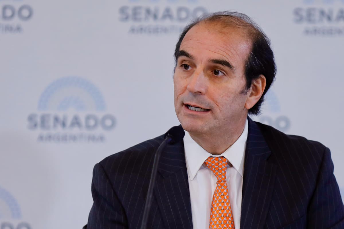 Manuel García-Mansilla, durante su presentación ante la Comisión de Acuerdos del Senado, tras ser nominado a la Corte Suprema de Justicia