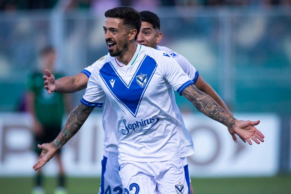 Manuel Lanzini convirtió su primer gol en Vélez