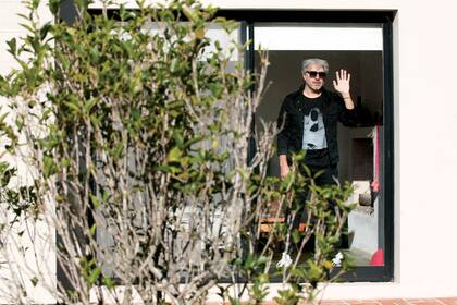 Manuel Moretti de Estalares en su casa de Villa Elisa