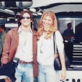 Cruzaron miradas en Aeroparque y en la carrera de autos a la que viajaban hasta que ella lo encaró