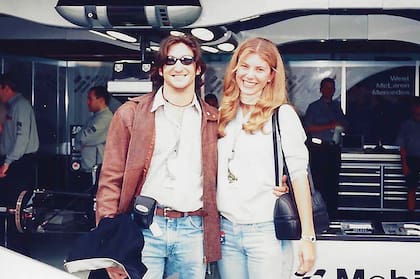 Manuel y Valeria por aquellos tiempos.